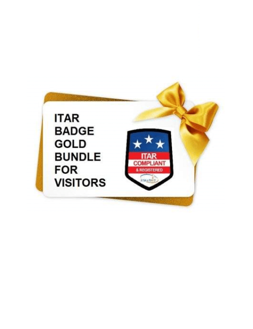ITAR Badge Gold Bundle for visitors